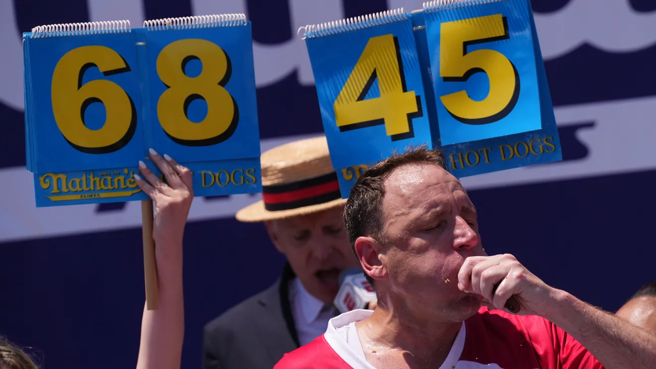 Joey Chestnut Fires Back at Usain Bolt’s Viral Eating Challenge Joey Chestnut Fires Back at Usain Bolt’s Viral Eating Challenge