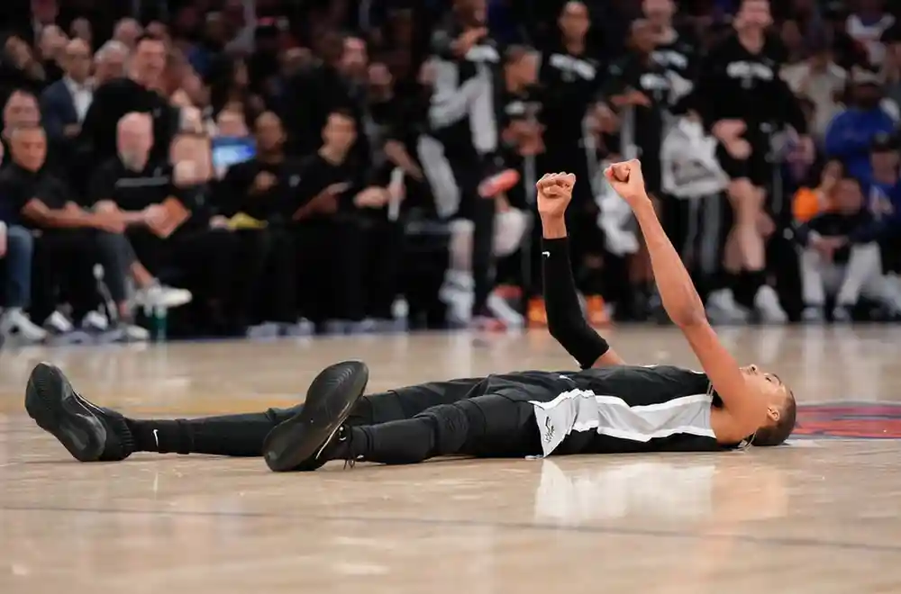 Victor Wembanyama Powers Spurs Past Knicks 115-111, Cuts NBA Finals Deficit to 2-1 /images/victor-wembanyama-spurs-knicks-nba-finals-game-3.webp